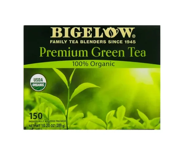 Bigelow 100% Organic Premium Green Tea Bags 01