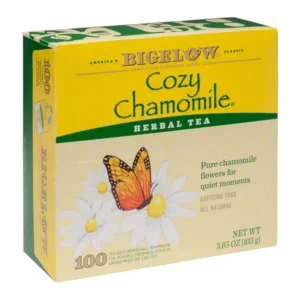 Bigelow Cozy Chamomile Caffeine-Free Herbal Tea Bag 01