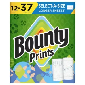Bounty Prints Select-A-Size 2-Ply Paper Towels 01
