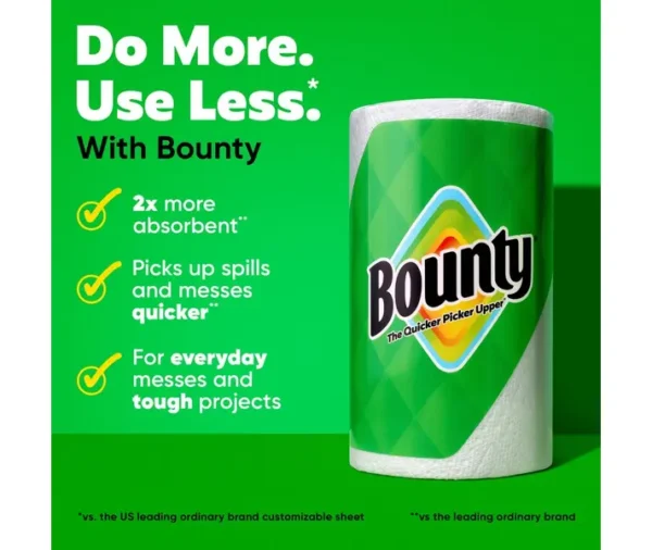 Bounty Prints Select-A-Size 2-Ply Paper Towels (12 Rolls, 128 Sheets/Roll) - Image 3
