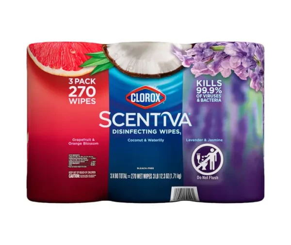 Clorox Scentiva Disinfecting Wipes 01