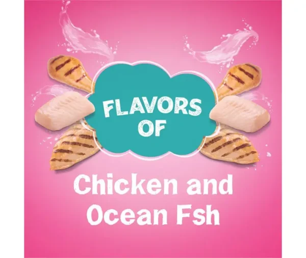 Friskies Land & Sea Adventures Adult Dry Cat Food – Chicken & Ocean Fish Flavor (32 lbs) - Image 3