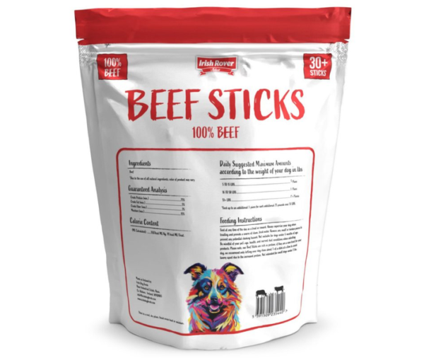 Irish Rover Beef Stick Dog Treats (35 oz) - Image 2
