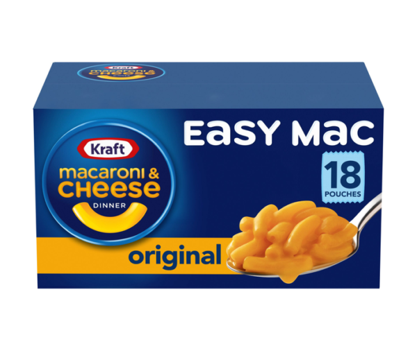 Kraft Easy Mac – Original Mac & Cheese Pouches (18-Pack, 2.15 oz Each) - Image 2