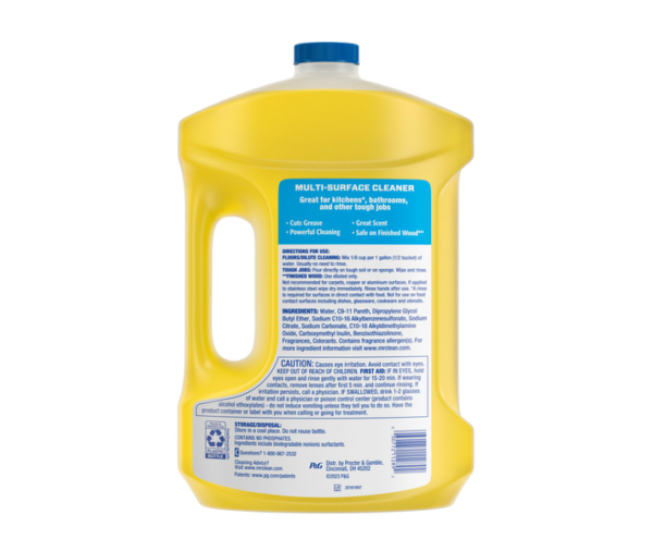 Mr. Clean 2X Concentrated Multi-Surface Cleaner – Lemon (101 fl. oz) - Image 2