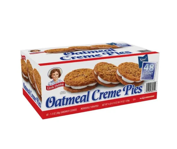 Little Debbie Oatmeal Creme Pies (48 Pack, 1.3 oz Each) - Image 5