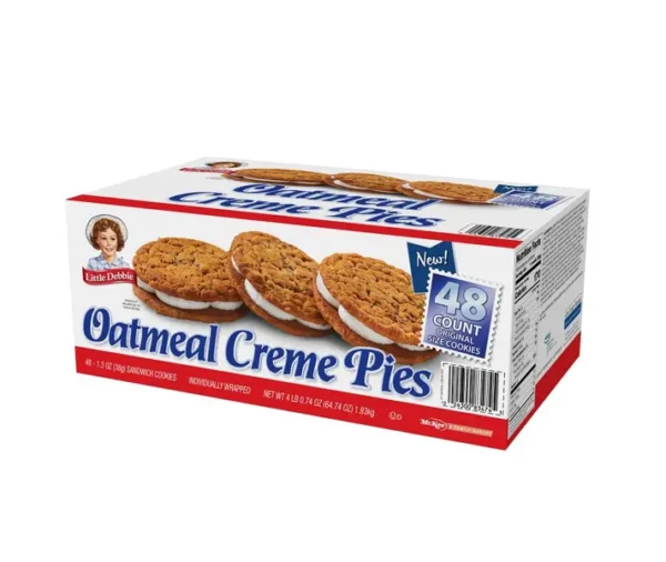 Little Debbie Oatmeal Creme Pies (48 Pack, 1.3 oz Each) - Image 6