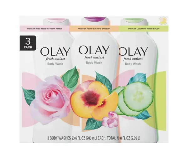 Olay Fresh Outlast Body Wash Variety Pack (3 Pack, 23.6 fl oz Each) - Image 2