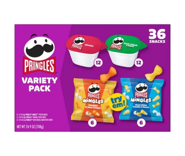 Pringles Mingles & Singles Snack Variety Pack (36 Count) - Image 6