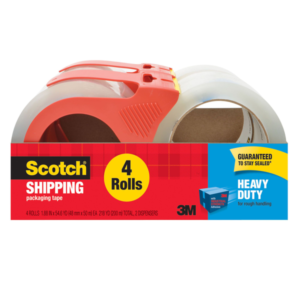 Scotch Clear Heavy Duty Shipping & Packaging Tape 01
