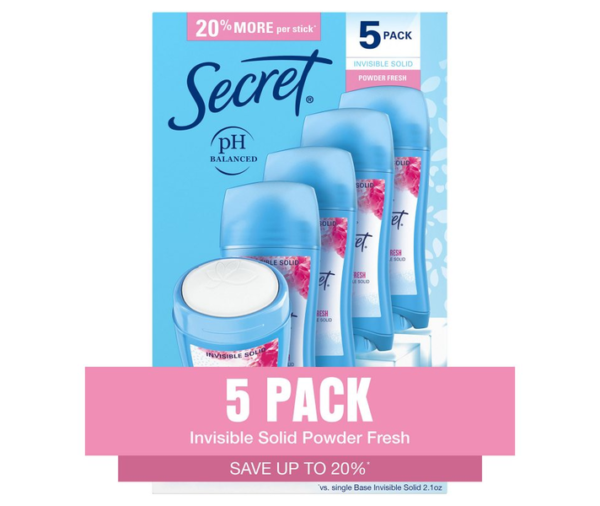 Secret Invisible Solid Antiperspiran 01