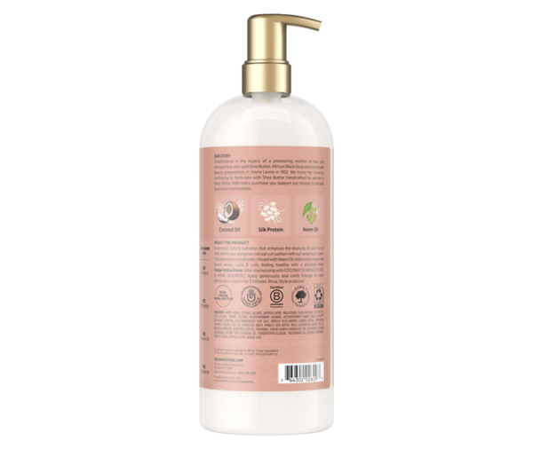 SheaMoisture Curl & Shine Conditioner – Coconut & Hibiscus (34 oz) - Image 2