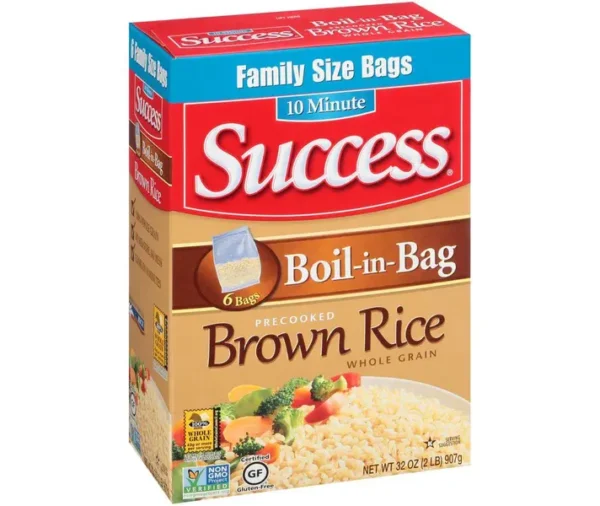 Success Boil-in-Bag Whole Grain Brown Rice (6-Pack, 5.3 oz Each) - Image 2