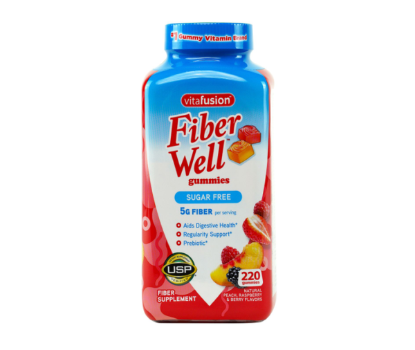 Vitafusion Fiber Well Gummies – Peach, Raspberry & Berry (220 Count) - Image 8