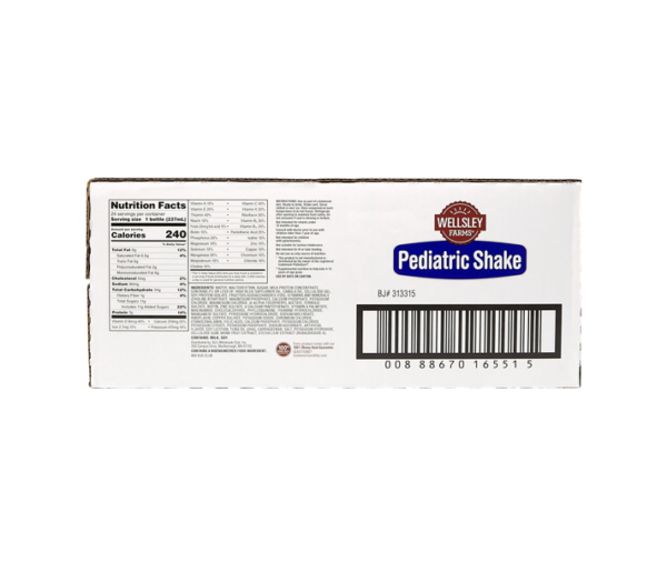 Wellsley Farms Pediatric Nutrition Shake – Sweet Vanilla (24 Pack, 8 fl oz Each) - Image 3
