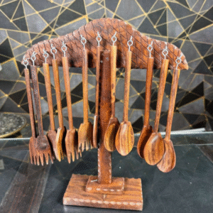 Wooden Home Fork & Spoons