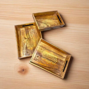 Elegant Tray Set (3 Pcs)